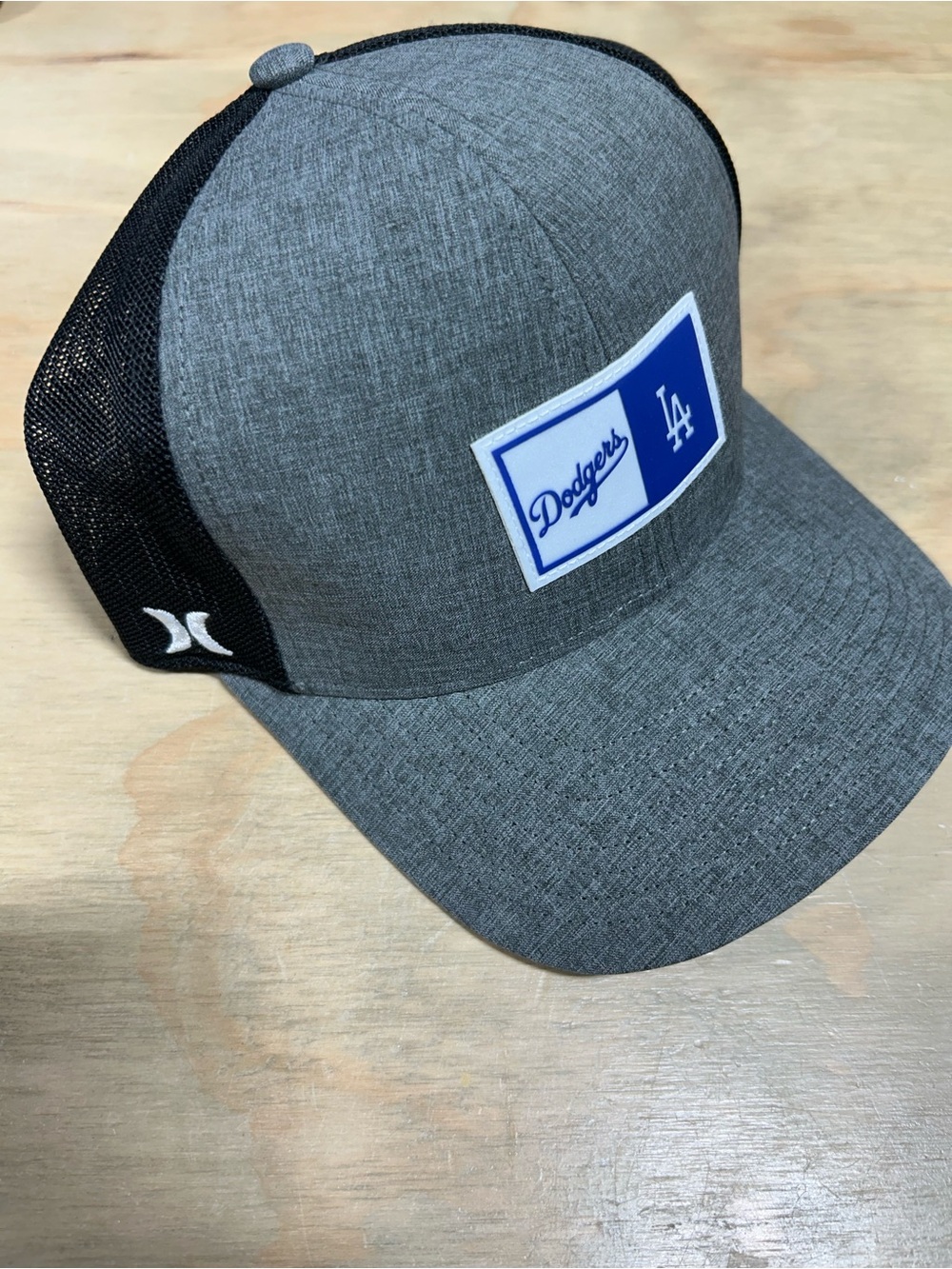 Hurley Gray and Black Dodgers Trucker Hat